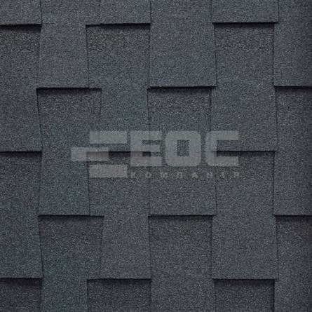Бітумна черепиця Sim Shingle EFFECT темний графіт купити в Києві - EOS. Фото, ціна, продаж