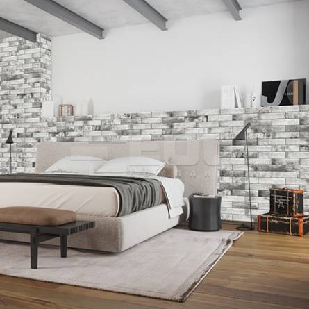 Клинкерная фасадная плитка Stone Piatto Gris 300х74х9