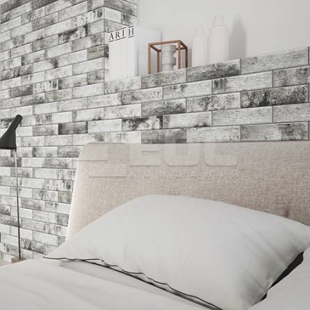 Клинкерная фасадная плитка Stone Piatto Gris 300х74х9
