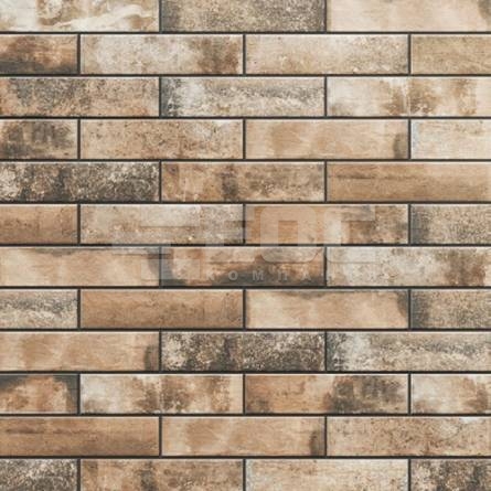 Клинкерная фасадная плитка Stone Piatto Terra 300х74х9