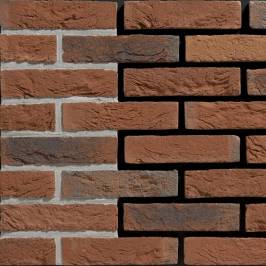 Кирпич ручной формовки Engels Oranje Blauw Bont DF 215x101x65