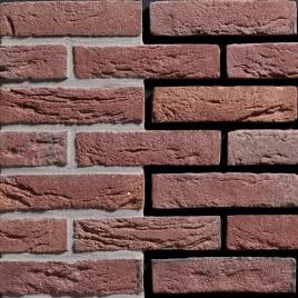 Фасадна плитка ручного формування Donkerrood Gereduceerd WF 210x20x50