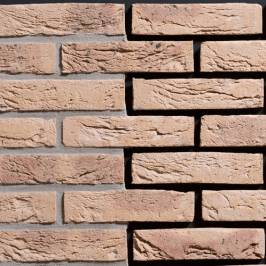 Фасадная плитка ручной формовки Geel Rose Zilverzand DF 215x20x65
