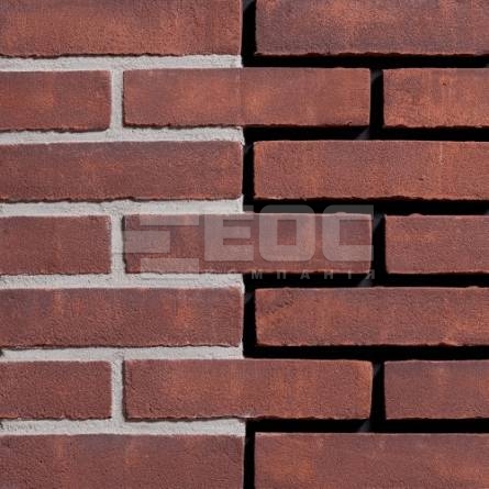 Фасадная плитка ручной формовки Royal Rosso DF 215x20x65