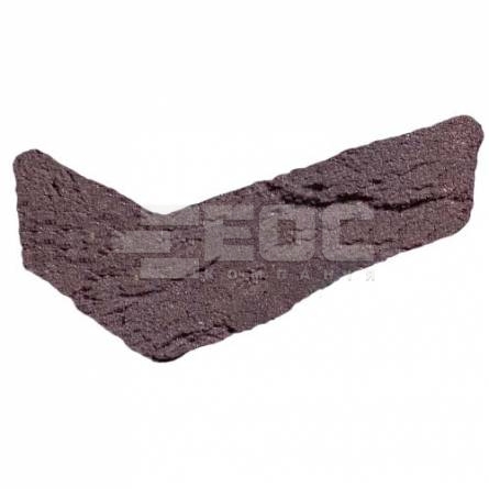 Кутова плитка ручного формування Aubergine WF 210/100х50х20