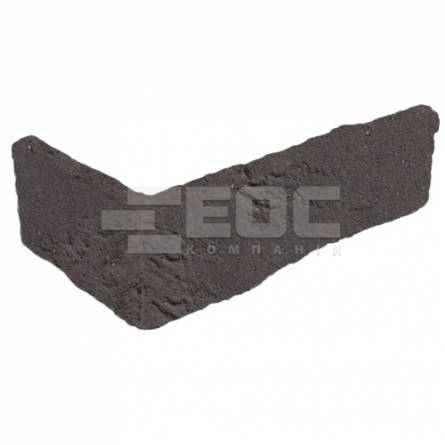 Угловая плитка ручной формовки Cerre Negro WF 210/100х50х20