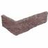 Угловая плитка ручной формовки Donkerrood Gereduceerd WF 210/100х50х20