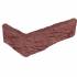 Угловая плитка ручной формовки Klassiek Rood DF 215/100х65х20