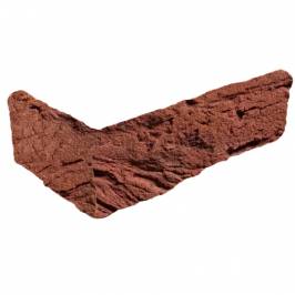 Кутова плитка ручного формування Rosso Bont WF 210/100х50х20