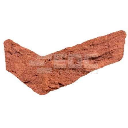 Угловая плитка ручной формовки Rosso WF 210/100х50х20