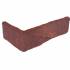 Угловая плитка ручной формовки Royal Rosso WF 210/100х50х20 