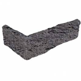 Угловая плитка ручной формовки Zwart Bezaagseld DF 215/100х65х20
