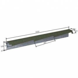 Кожух вітрової дошки правий 368 Greenstone