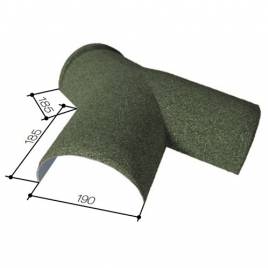 Тройник коньковый 190 15-30 Greenstone
