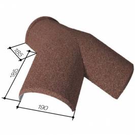 Тройник коньковый 190 30-45 Cedar