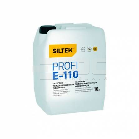 Грунтовка глубокопроникающая укрепляющая Siltek Е-110 Profi купить в Киеве - ЕОС. Смеси Силтек: фото