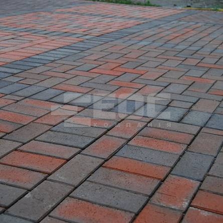 Тротуарна клінкерна бруківка Керамейя Магма Діабаз 200х100х45