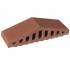 Профільна цегла для огорожі 01 Ruby-Red 310/250х100х78