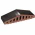Профильный кирпич для ограждений 17 Onyx Black 310/250х100х78 