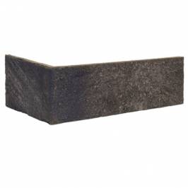 Кутова клінкерна плитка King Klinker HF19 Dark Fortress 115/240х71х10
