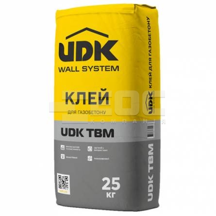 Клей для газоблоку UDK TBM купити у Києві - ЕОС. Фото, ціна, продаж
