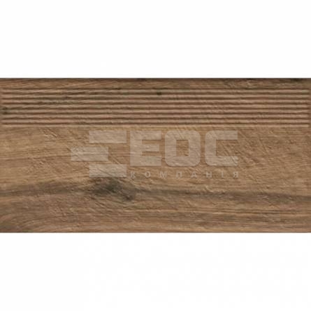 Клінкерна сходинка матова рифлена структурна Carrizo Wood 300х600х8,5 Paradyz – EOS. Фото, ціна, про