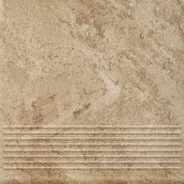 Клинкерная ступень простая Paradyz Mattone Pietra Beige 300х300х8,5