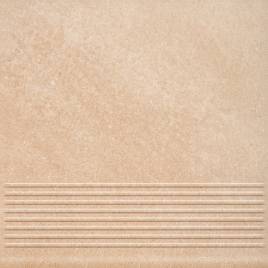 Клінкерна сходинка проста Paradyz Mattone Sabbia Beige 300х300х8,5