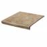 Клінкерна сходинка з капіносом проста Paradyz Mattone Pietra Beige 300х330х38