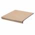 Клінкерна сходинка з капіносом проста Paradyz Mattone Sabbia Beige 300х330х38