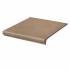 Клінкерна сходинка з капіносом проста Paradyz Mattone Sabbia Brown 300х330х38