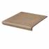 Клінкерна сходинка з капіносом проста Paradyz Mattone Sabbia Brown 300х330х38