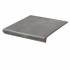 Клинкерная ступень с капиносом простая Paradyz Mattone Sabbia Grafit 300х330х38