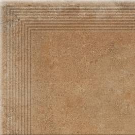 Клинкерная угловая ступень Cerrad Piatto Honey 300x300x9