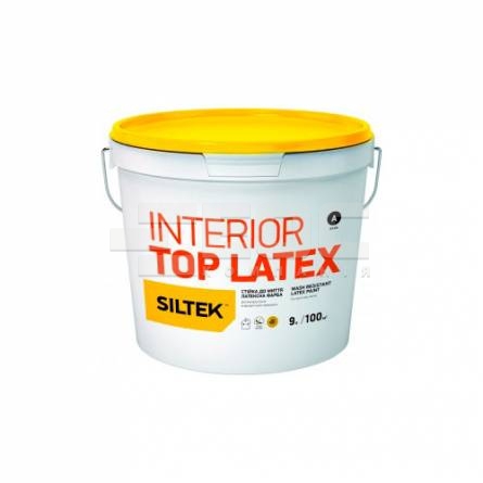 Краска латексная стойкая к мытью Siltek Interior Top Latex База С купить в Киеве - ЕОС. Смеси Силтек
