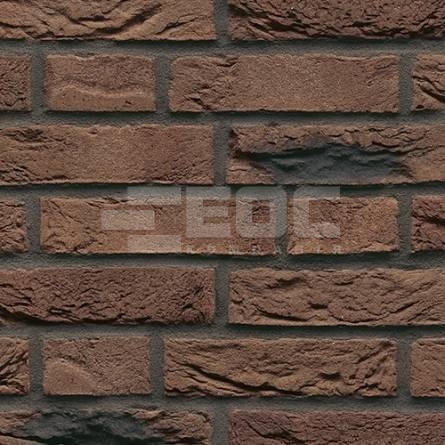 Фасадная плитка ручной формовки 20 Ruhrtal Mangan BS 215x22x65