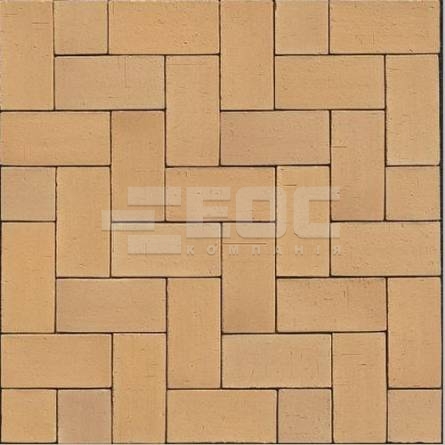 	Тротуарная клинкерная брусчатка 02 Gelb Bunt 200x100x40