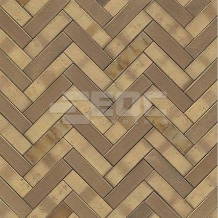 Тротуарная клинкерная брусчатка 06S Hellbraun Bunt Spezial 200x100x40
