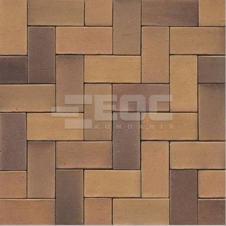 Тротуарная клинкерная брусчатка 08S Lachsrot Spezial 200x100x52