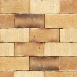 Тротуарная клинкерная брусчатка 35KS Creme Nuanciert Kohle Spezial 200x100x52