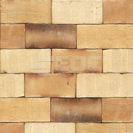 Тротуарная клинкерная брусчатка 35KS Creme Nuanciert Kohle Spezial 200x100x52