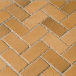 Тротуарная клинкерная брусчатка Penter Husum Gelbbunt 200x100x52