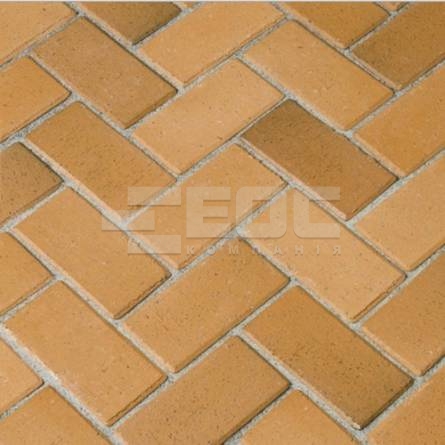 Тротуарная клинкерная брусчатка Penter Husum Gelbbunt 200x100x52