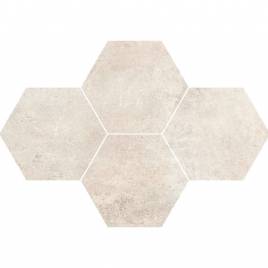 Керамогранітна плитка Stargres Grey Wind Mild Mosaic Hexagon Rect 283x408x10