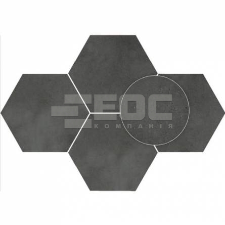 Плитка для пола Town Antracite Mosaik Hexagon Rect 283x408x10 купить в Киеве - ЕОС. Фото, цена