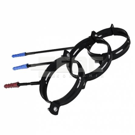 Держатель трубы пластиковый L-100 мм. PROFIL75 RAL 7024
