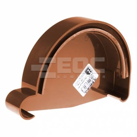 Заглушка ринви права PROFIL 130 RAL 8004