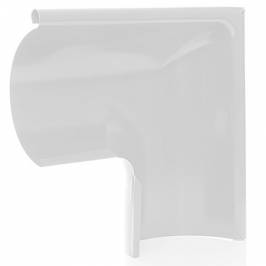 Поворот желоба RAIKO 90° наружный 150, RAL 9002