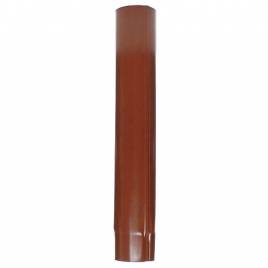 Труба водостічна RAIKO 90, 1 м., RAL 8004
