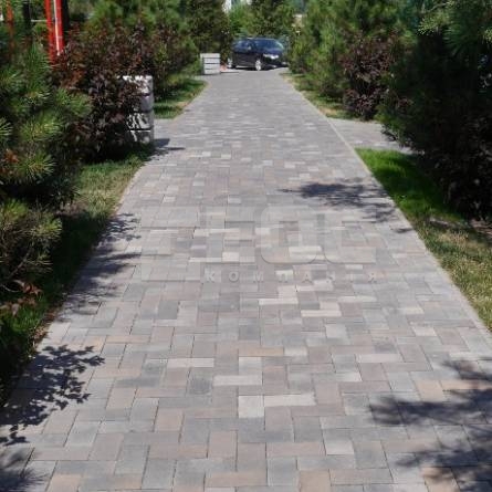 Тротуарна плитка Цегла стандартна без фаски 200х100х60 Порта